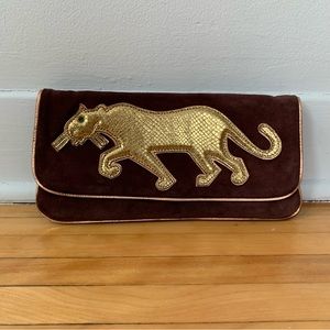 Marc by Marc Jacobs brown clutch purse